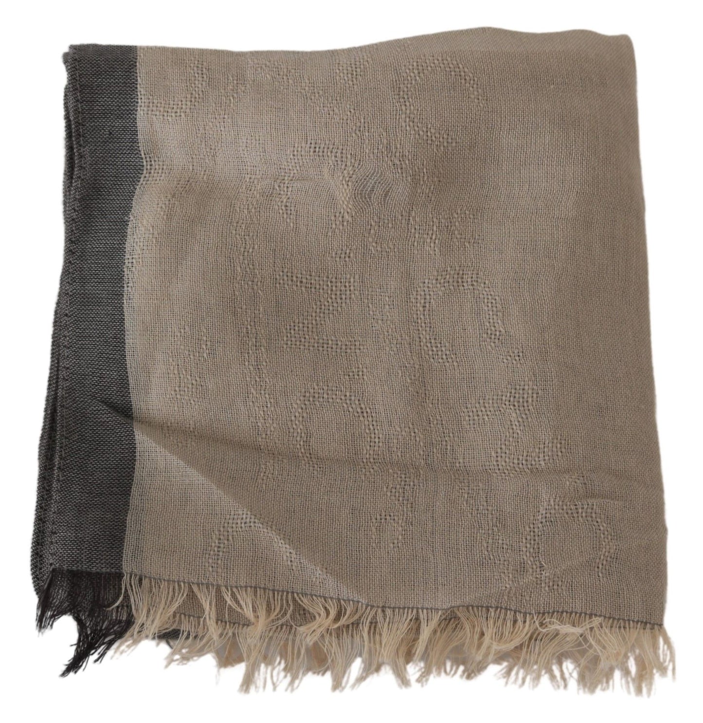 Costume National Beige Women Cotton Shawl Scarf