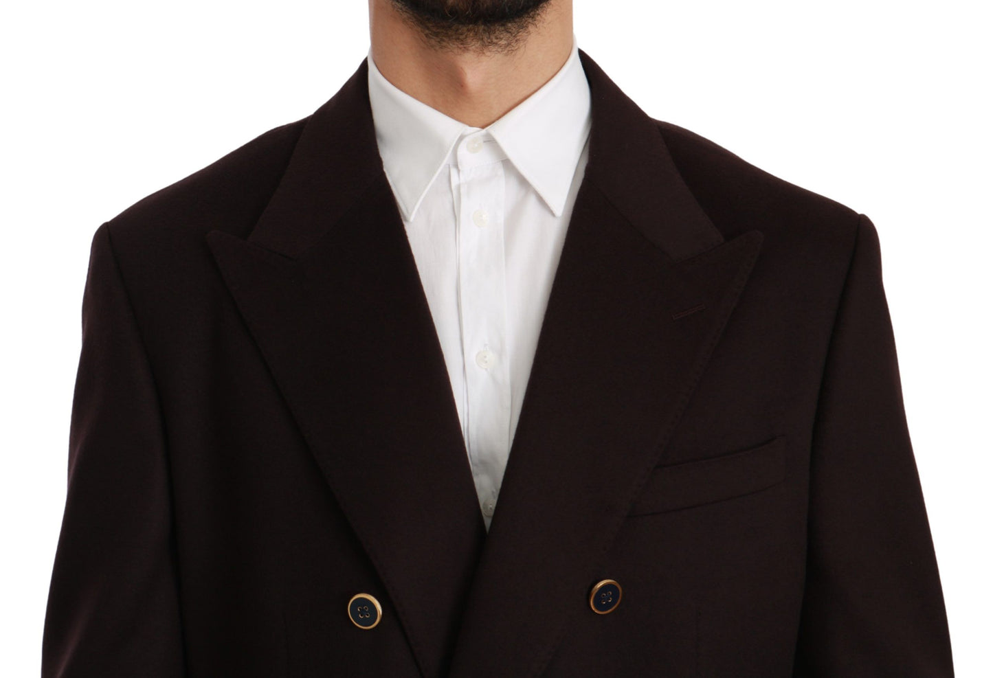 Dolce &amp; Gabbana Bordeaux Cashmere Coat TAORMINA Blazer