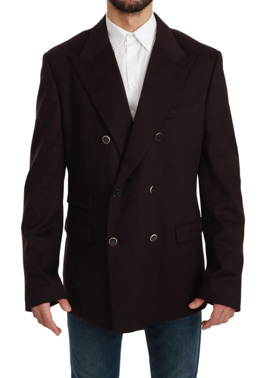 Dolce &amp; Gabbana Bordeaux Kaschmirmantel TAORMINA Blazer