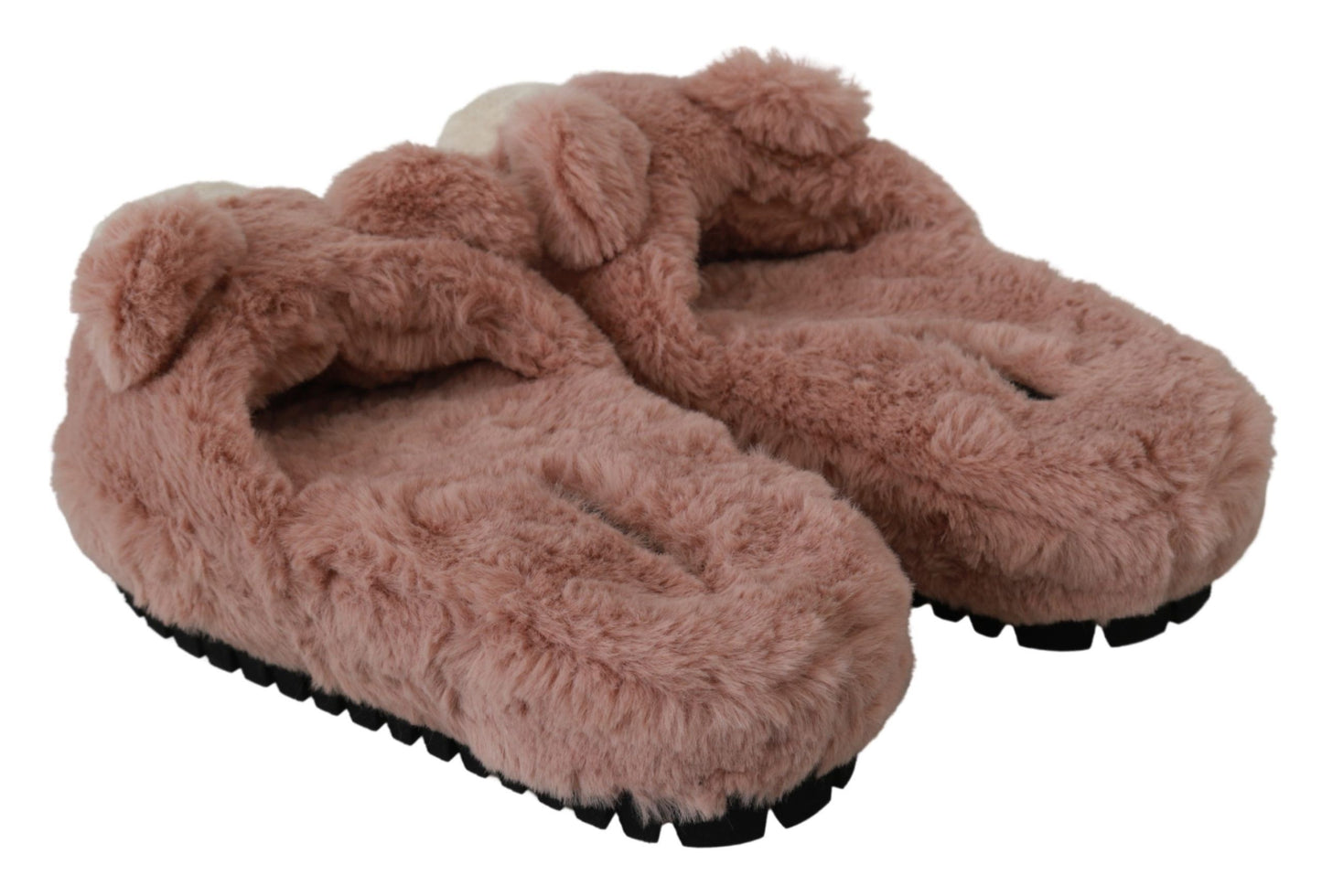 Dolce &amp; Gabbana Pink Bear House Slippers Sandals Shoes