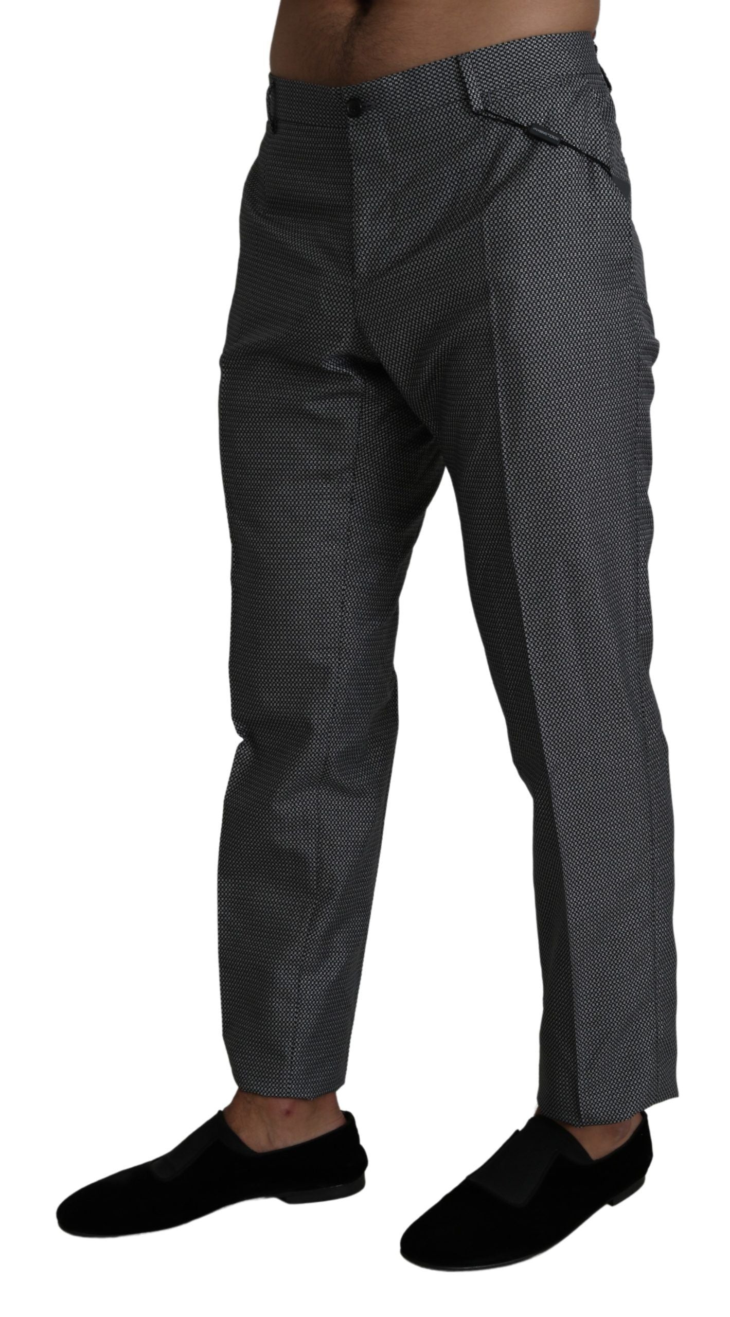 Dolce &amp; Gabbana Grey Formal Dress Trouser Slim Fit Pants