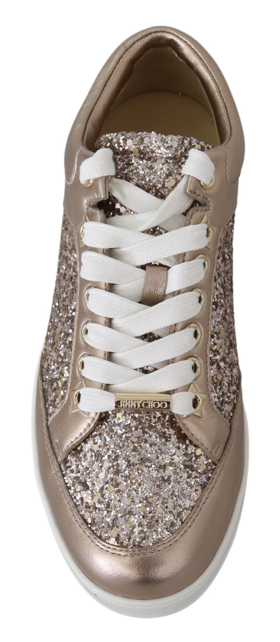 Jimmy Choo Ballet Miami-Sneaker aus rosafarbenem Leder