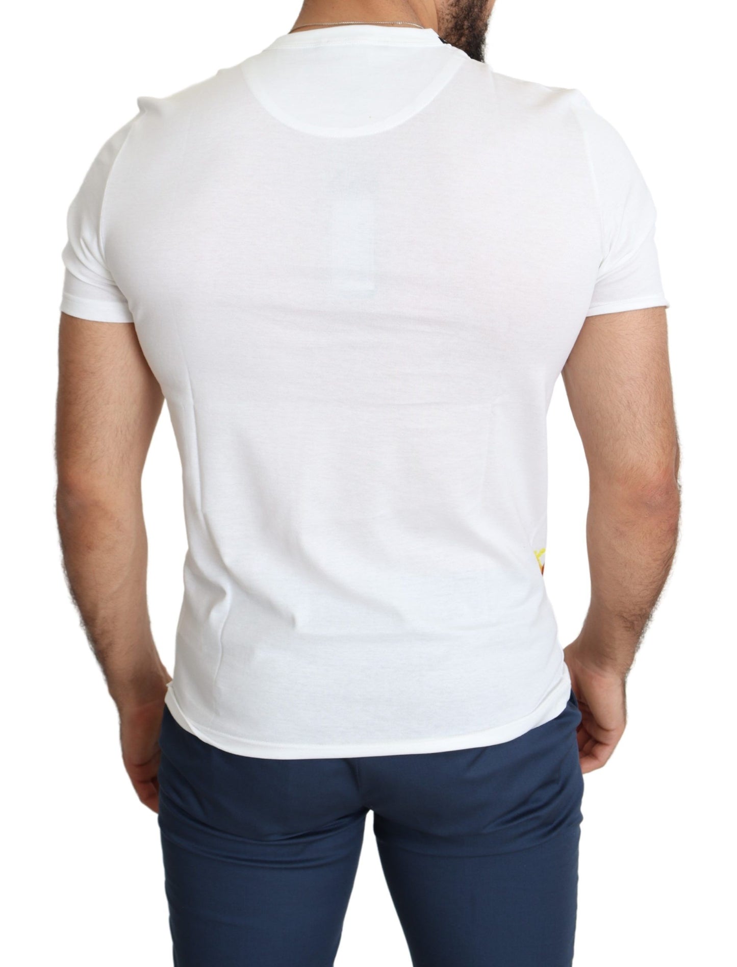 Dolce &amp; Gabbana White Saint Valentine Print Cotton Men T-shirt