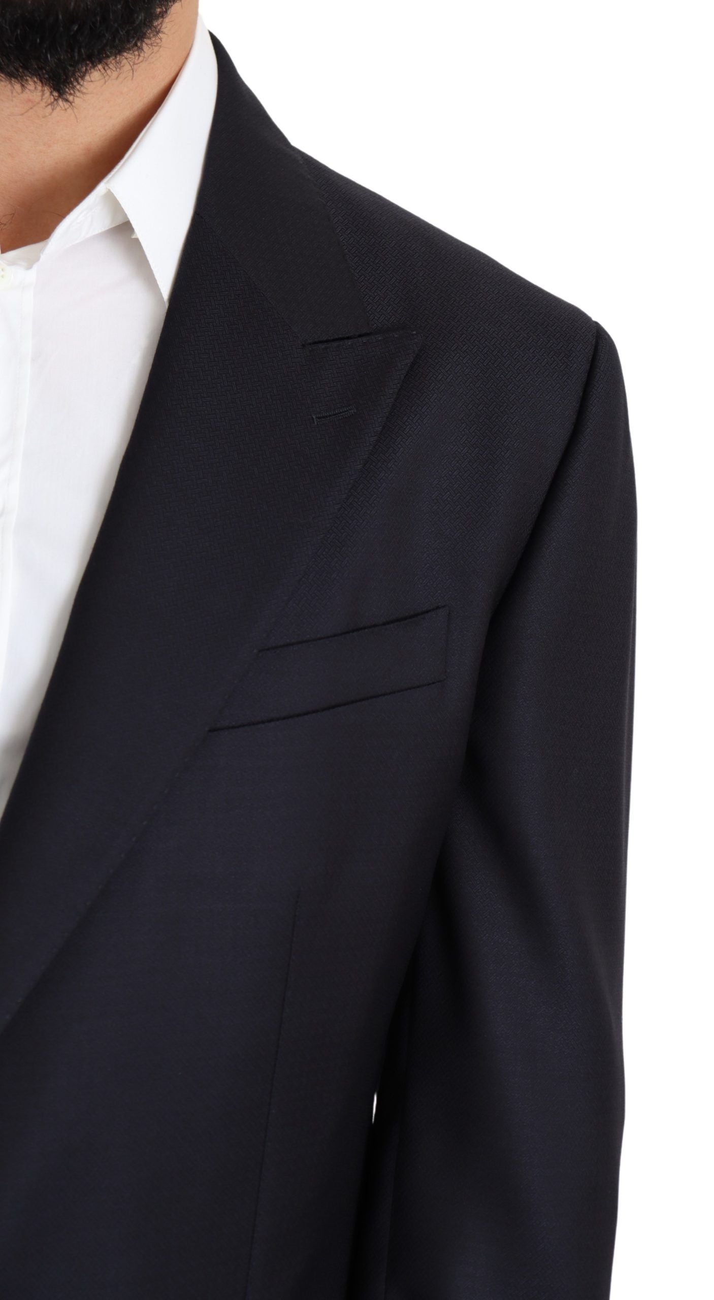 Dolce &amp; Gabbana Black Wool Single Breasted NAPOLI Blazer