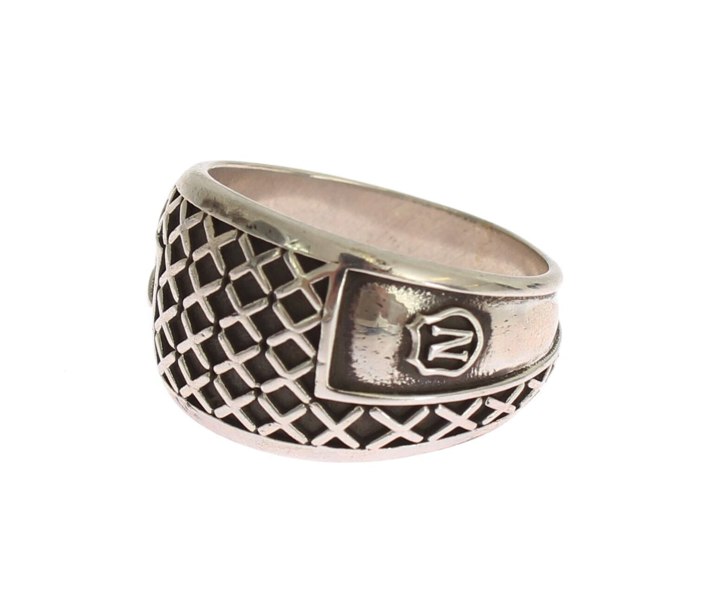 Nialaya Silber Rhodium 925 Sterling Ring