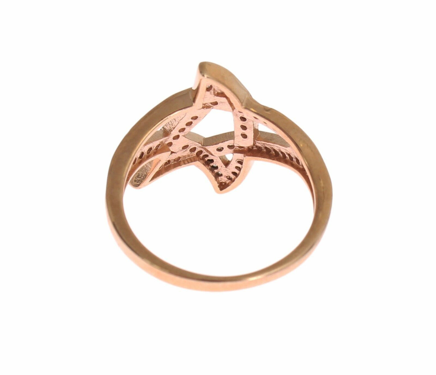 Nialaya Damen-Ring aus klarem CZ-Gold und 925er-Silber