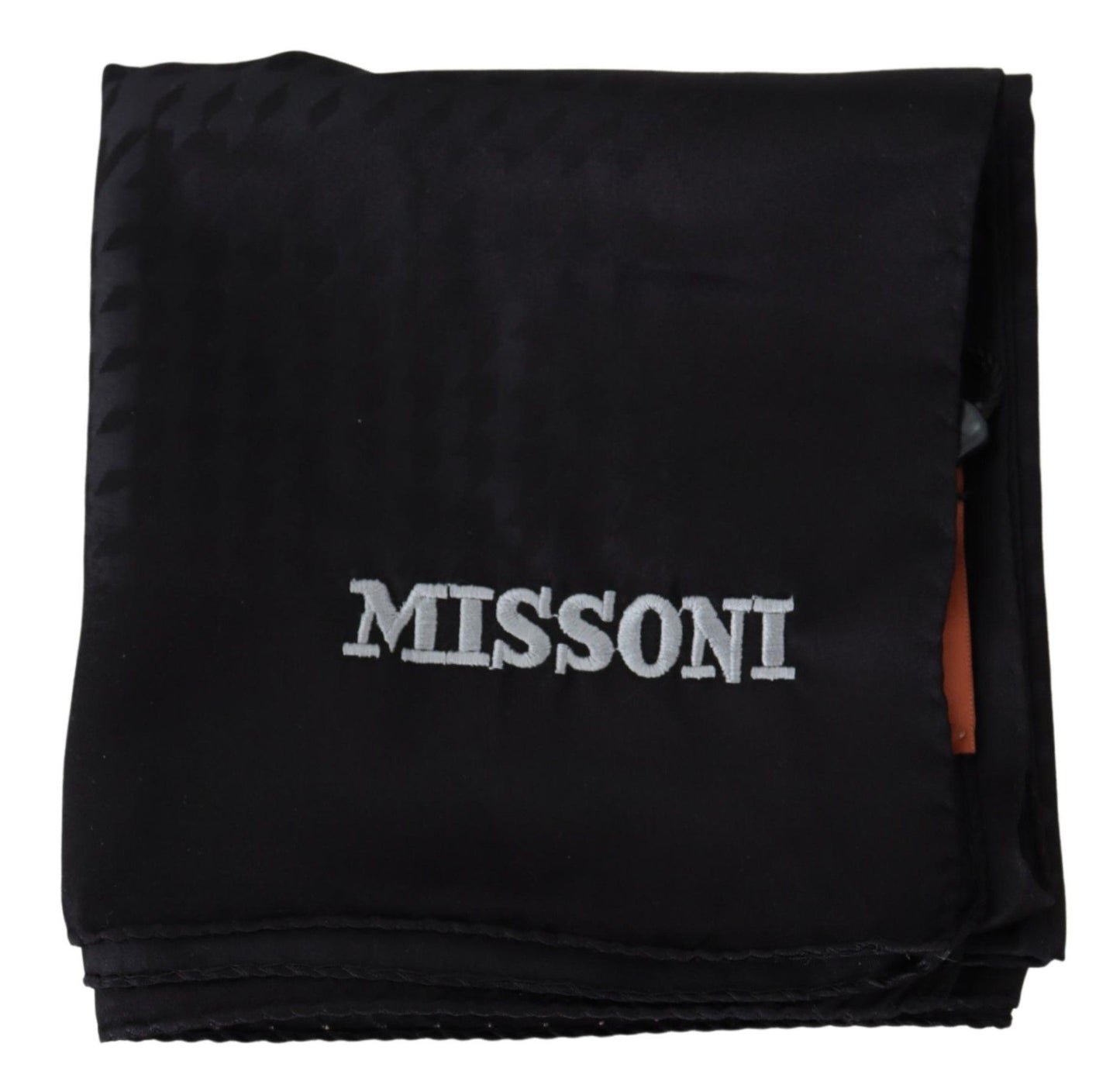 Missoni Unisex-Halstuch aus schwarzem Wollstrick