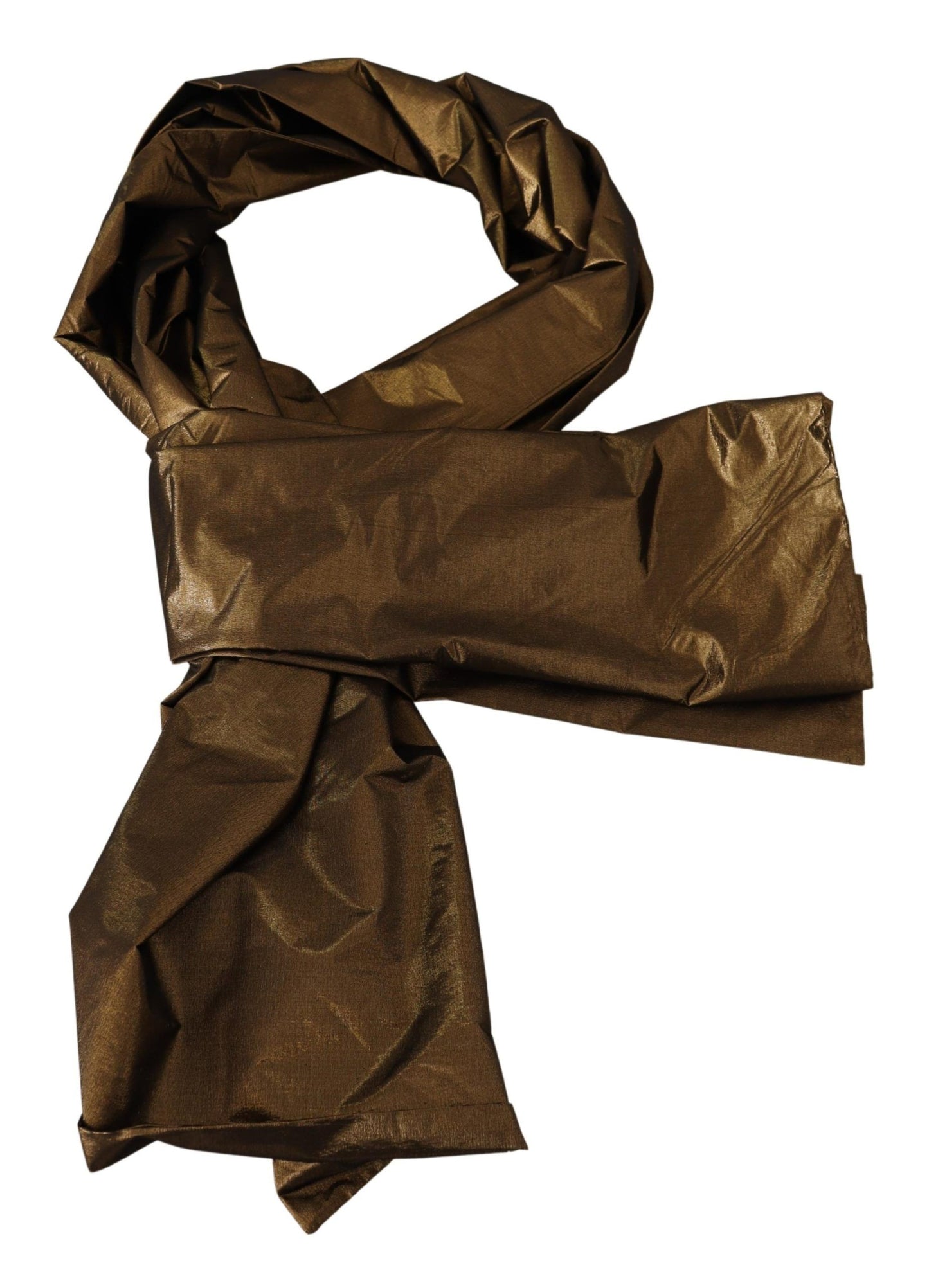 Dolce &amp; Gabbana Gold Blend Shawl Wrap Schal in Metallic-Bronze