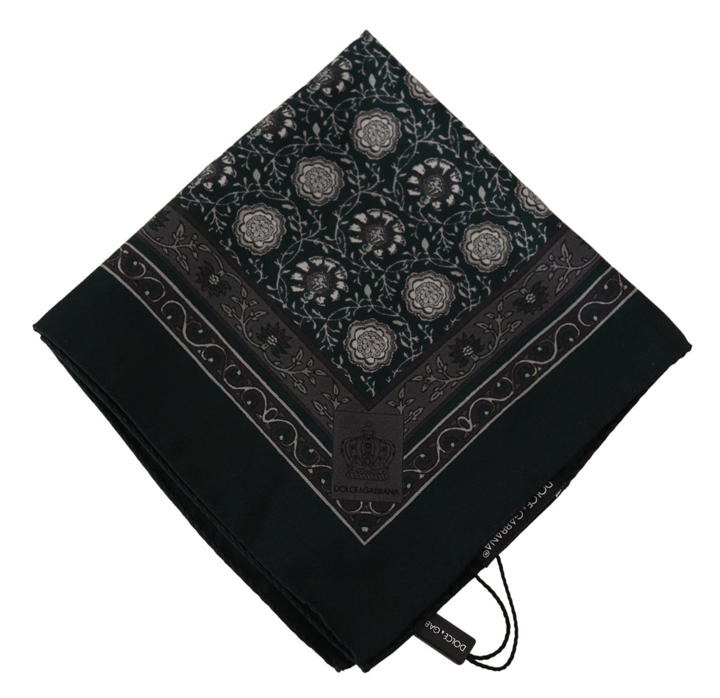 Dolce &amp; Gabbana Multicolor Silk Pocket Square Handkerchief