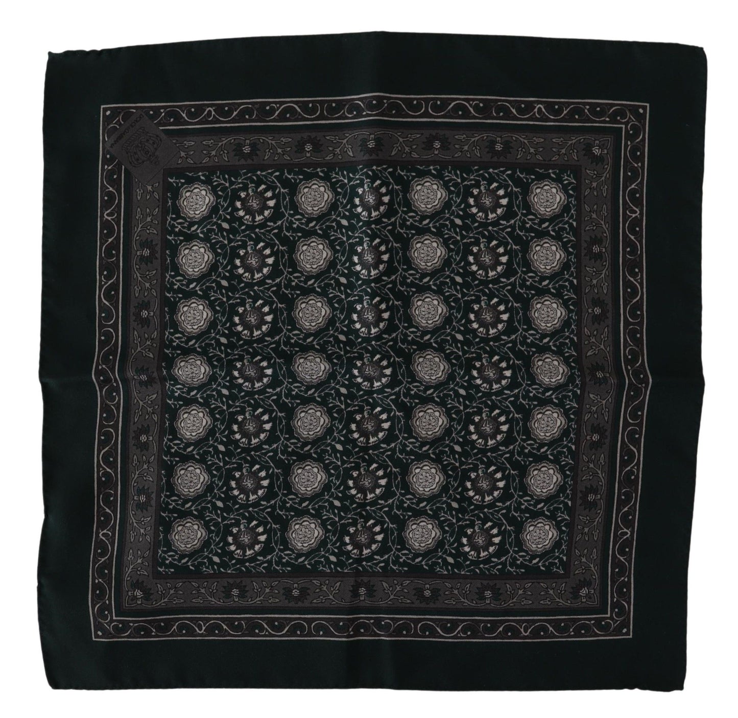 Dolce &amp; Gabbana Multicolor Silk Pocket Square Handkerchief