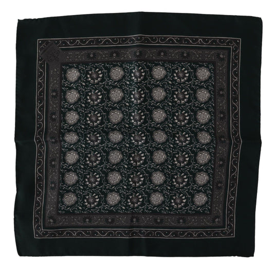 Dolce &amp; Gabbana Multicolor Silk Pocket Square Handkerchief