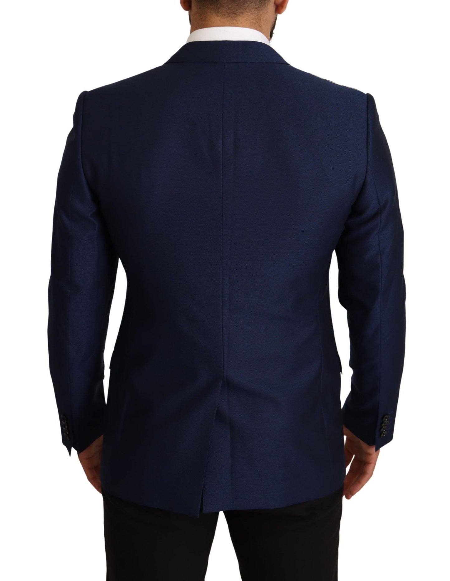 Dolce &amp; Gabbana Marineblauer Slim-Fit-Jacke-MARTINI-Blazer