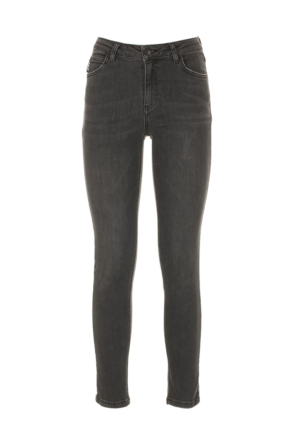 Imperfect Gray Cotton Women's Jeans