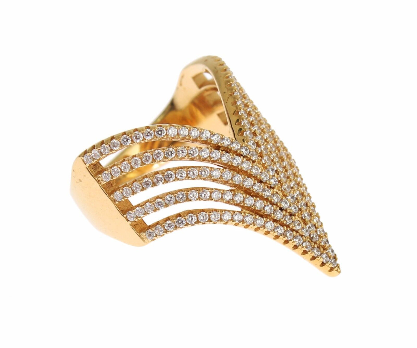 Nialaya Gold 925 Sterling Silber Ring