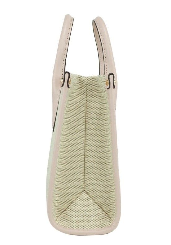 Michael Kors Mirella Small Powder Blush Canvas Shopper Umhängetasche