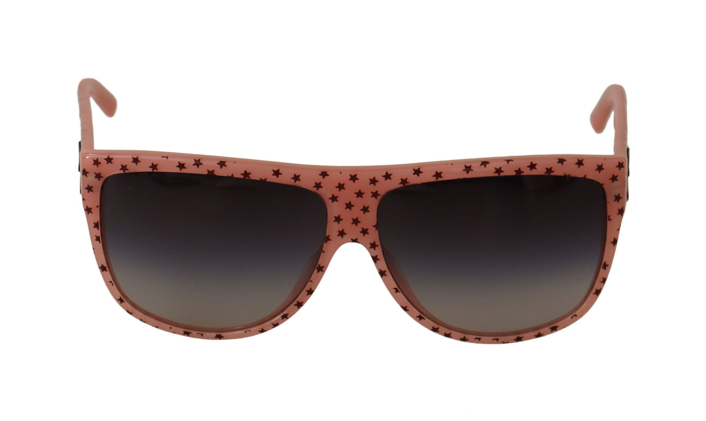 Dolce &amp; Gabbana Brown Stars Acetat-Rahmen Damen-Sonnenbrille