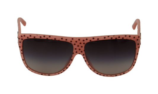 Dolce &amp; Gabbana Brown Stars Acetat-Rahmen Damen-Sonnenbrille