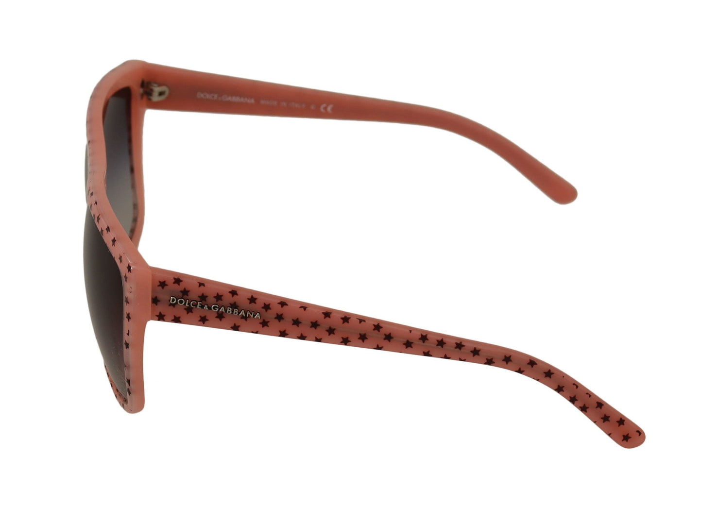 Dolce &amp; Gabbana Brown Stars Acetat-Rahmen Damen-Sonnenbrille