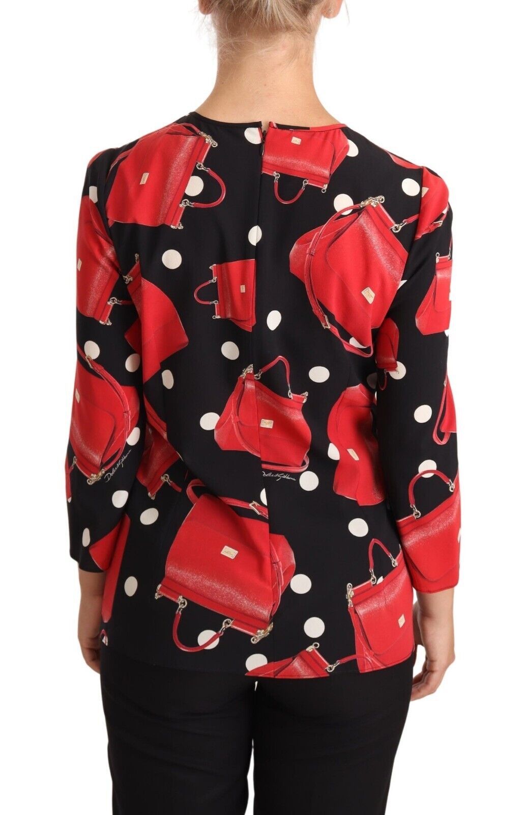 Dolce & Gabbana Elegant Sicily Bag Print Blouse