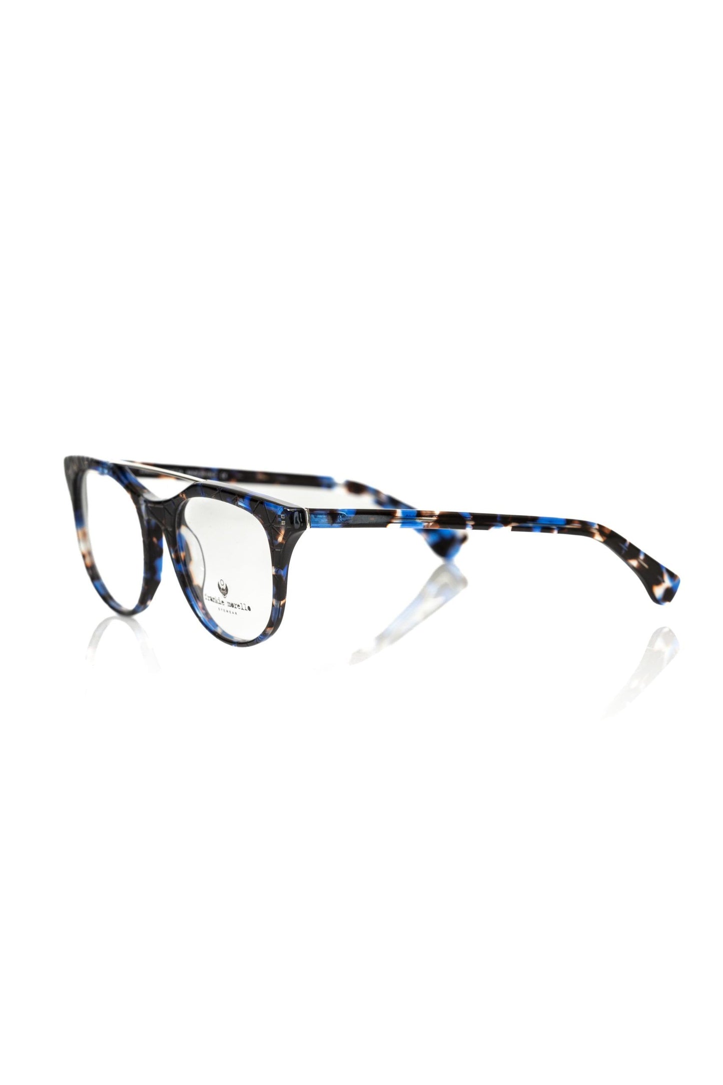 Frankie Morello Chic Blue Havana Wayfarer-Brille