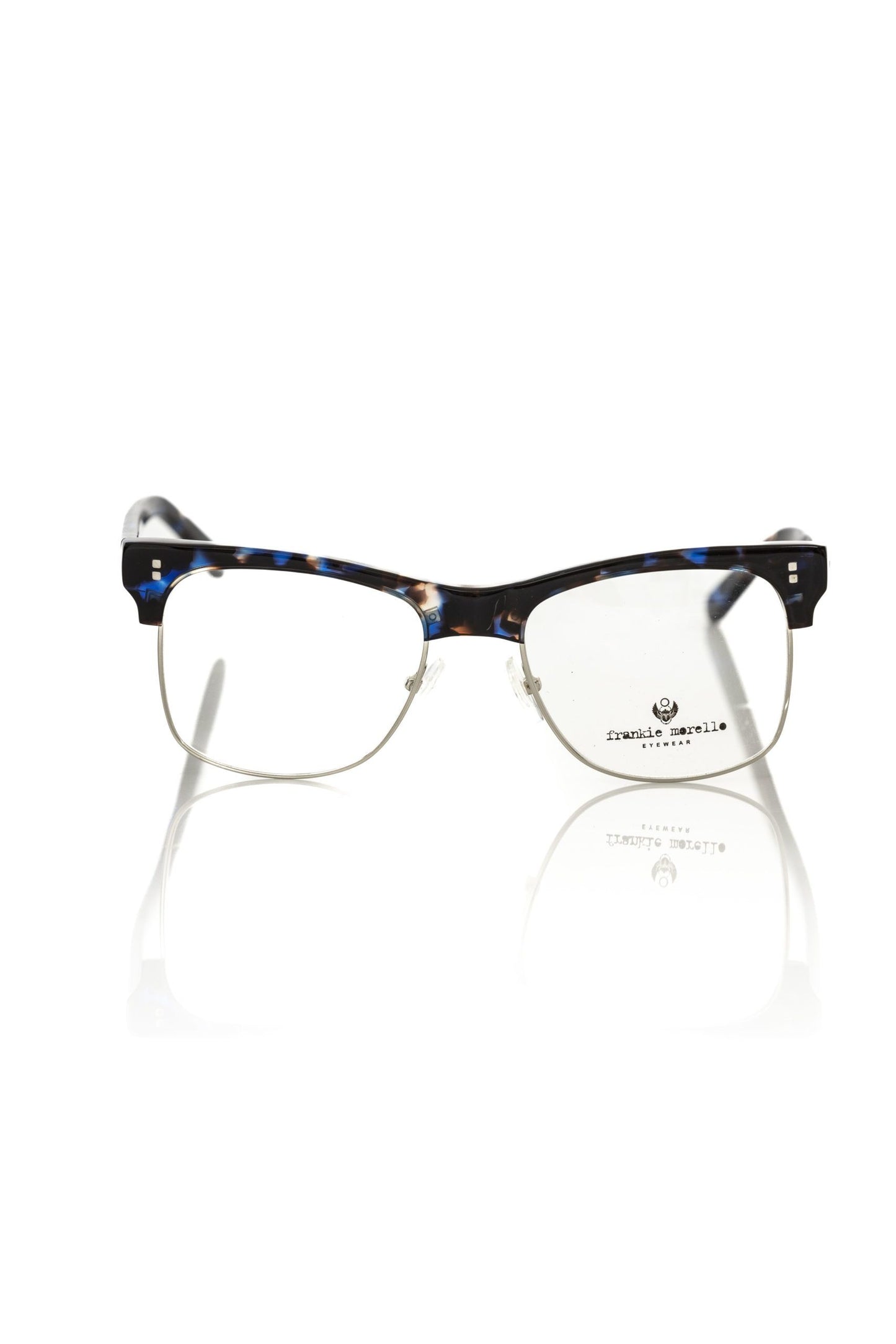 Frankie Morello Elegante Clubmaster Blue Fantasy-Brille