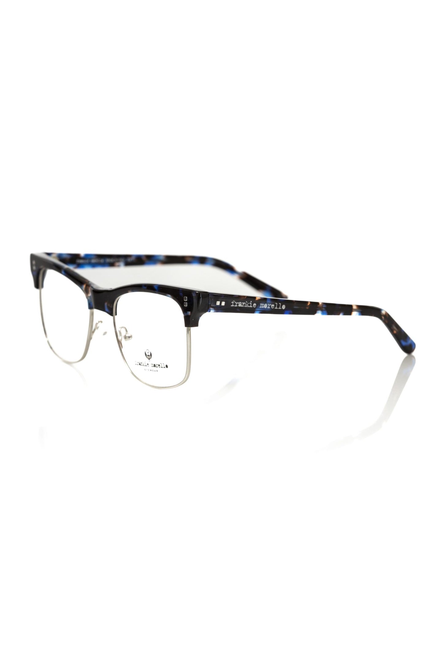 Frankie Morello Elegante Clubmaster Blue Fantasy-Brille