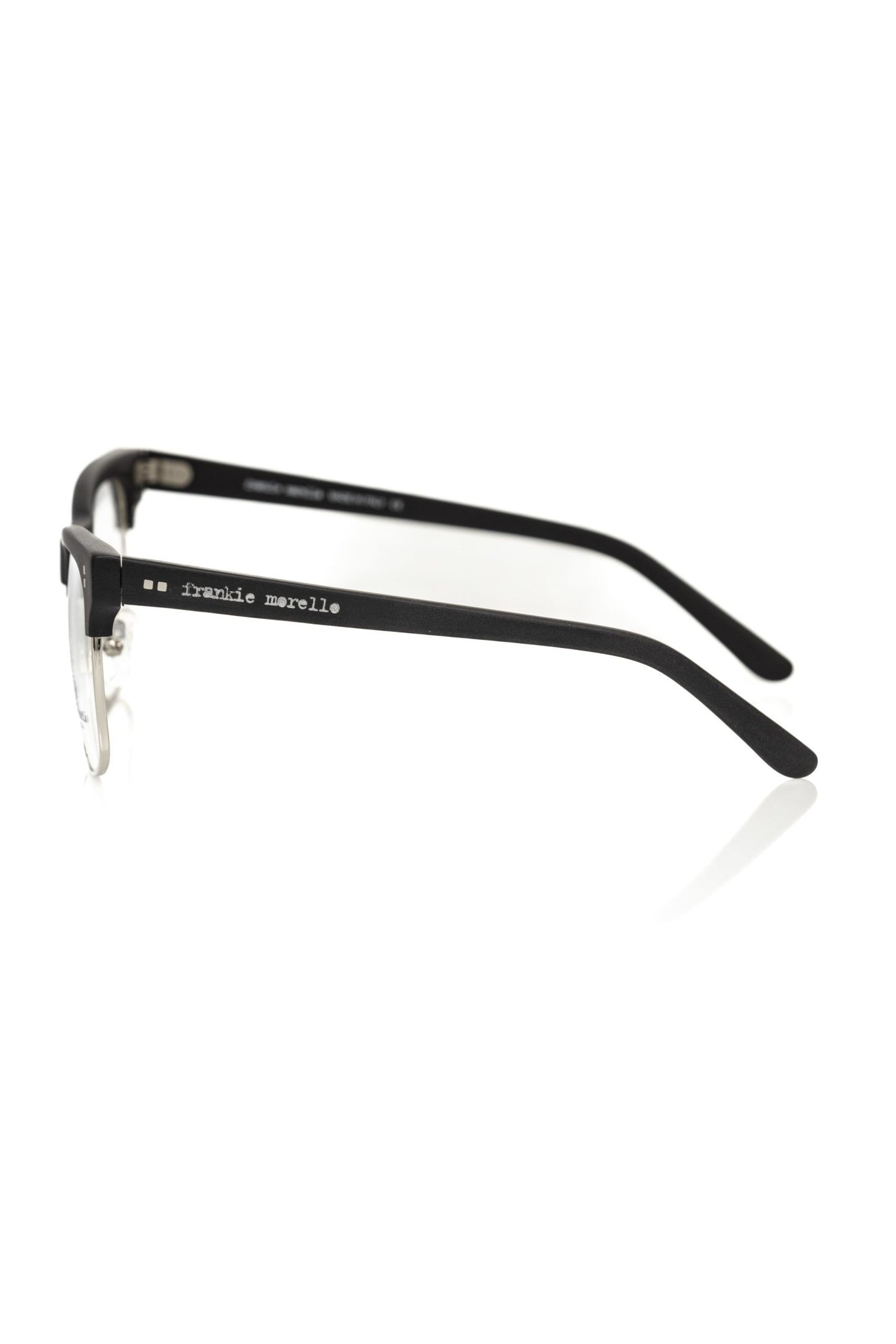 Frankie Morello Elegante Clubmaster-Modellbrille mit Metallrahmen