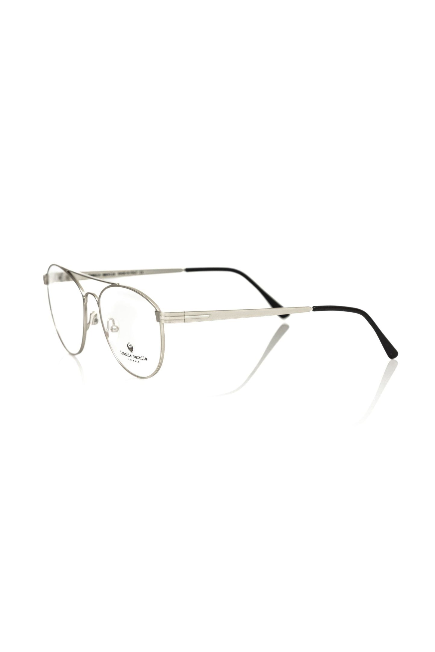 Frankie Morello Silberne Aviator-Metallic-Brille