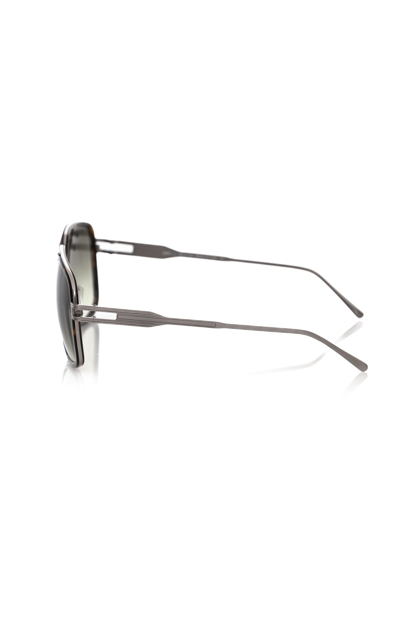 Frankie Morello Brown Metallic Men Sunglasses