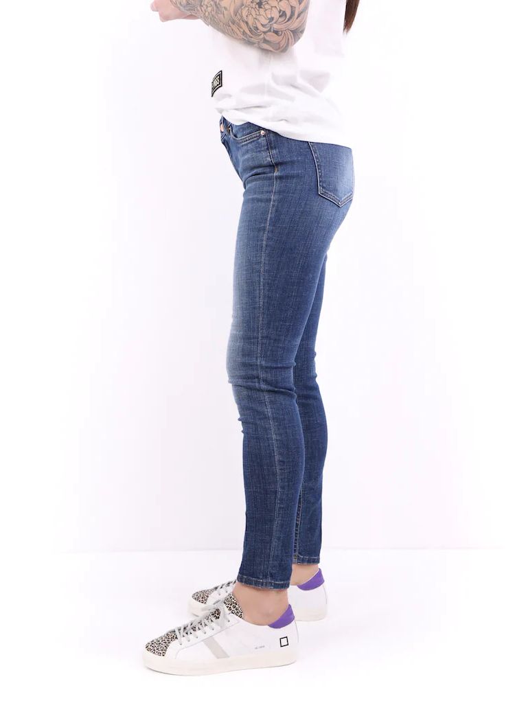 Don The Fuller Blue Cotton Jeans at Pant