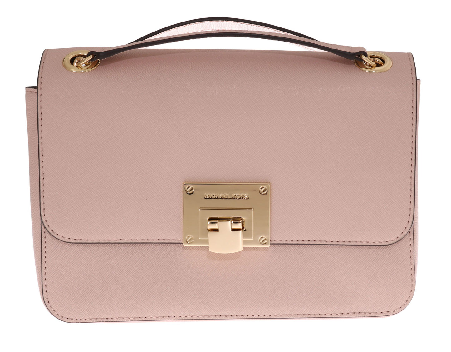 Michael Kors Rosa Tina Leder-Umhängetasche