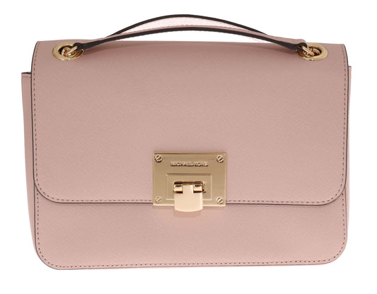 Michael Kors Rosa Tina Leder-Umhängetasche