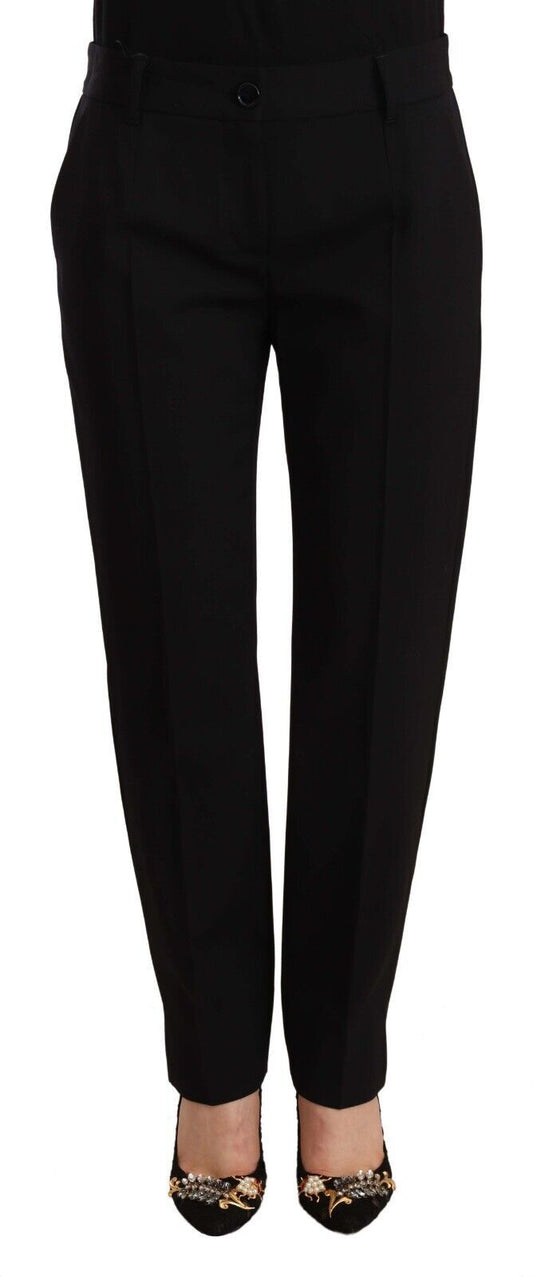 Dolce & Gabbana Elegant Tailored Wool Blend Trousers