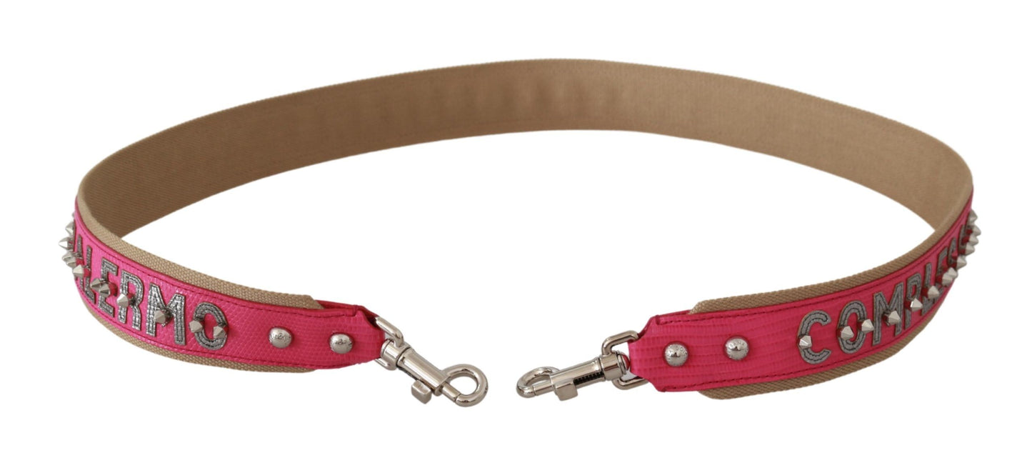 Dolce &amp; Gabbana Pink Handbag Accessory Leather Shoulder Strap