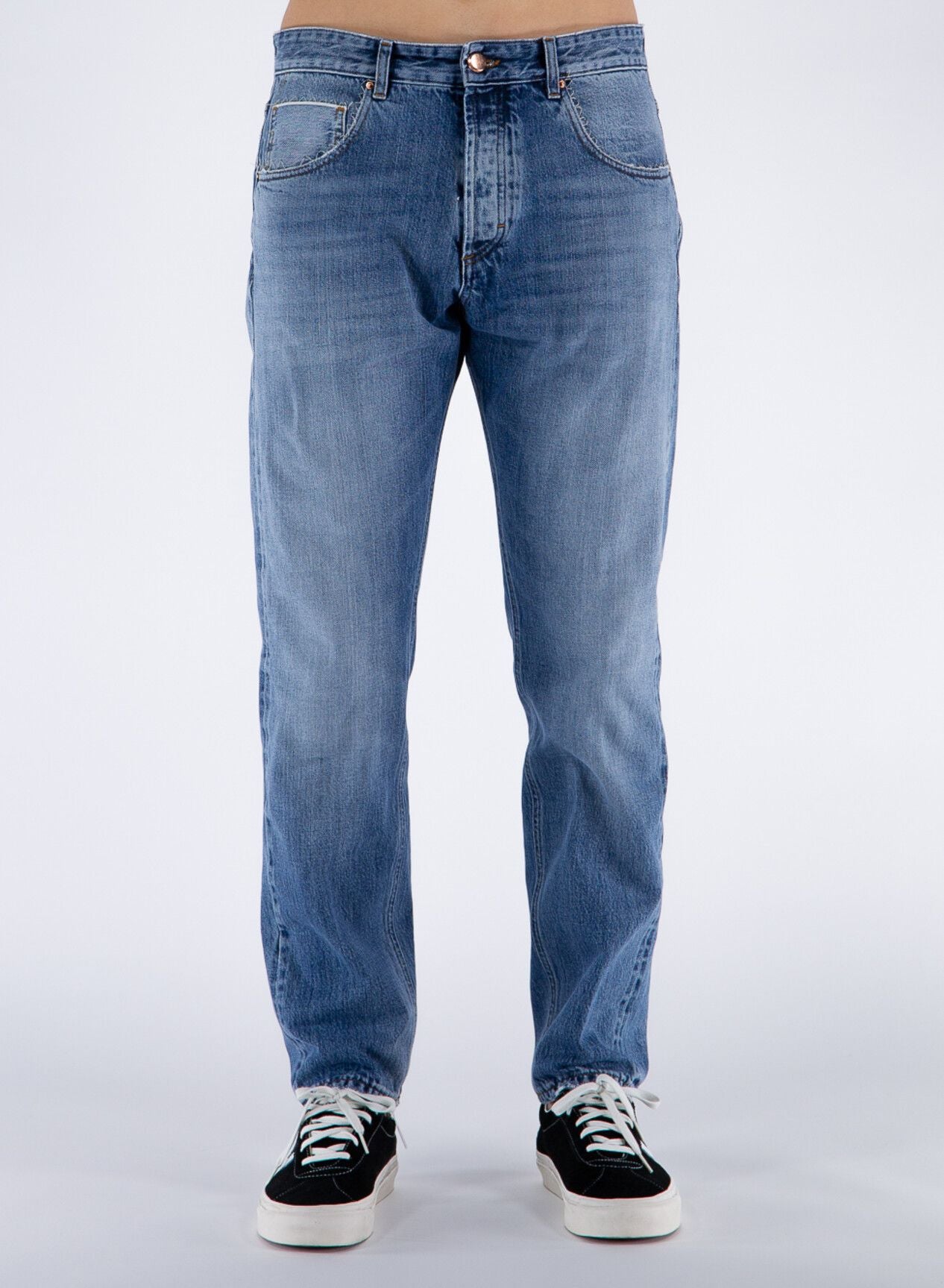 Don The Fuller Blue Cotton Jeans at Pant