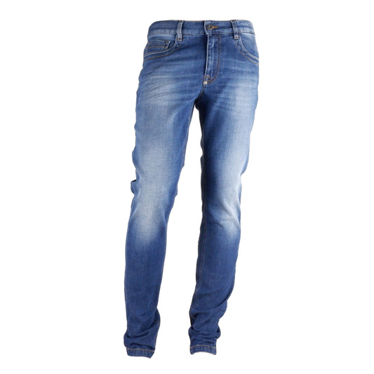 Bikkembergs Blue Cotton Jeans at Pant