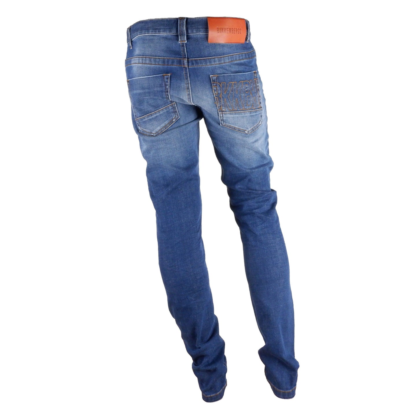 Bikkembergs Blue Cotton Jeans at Pant