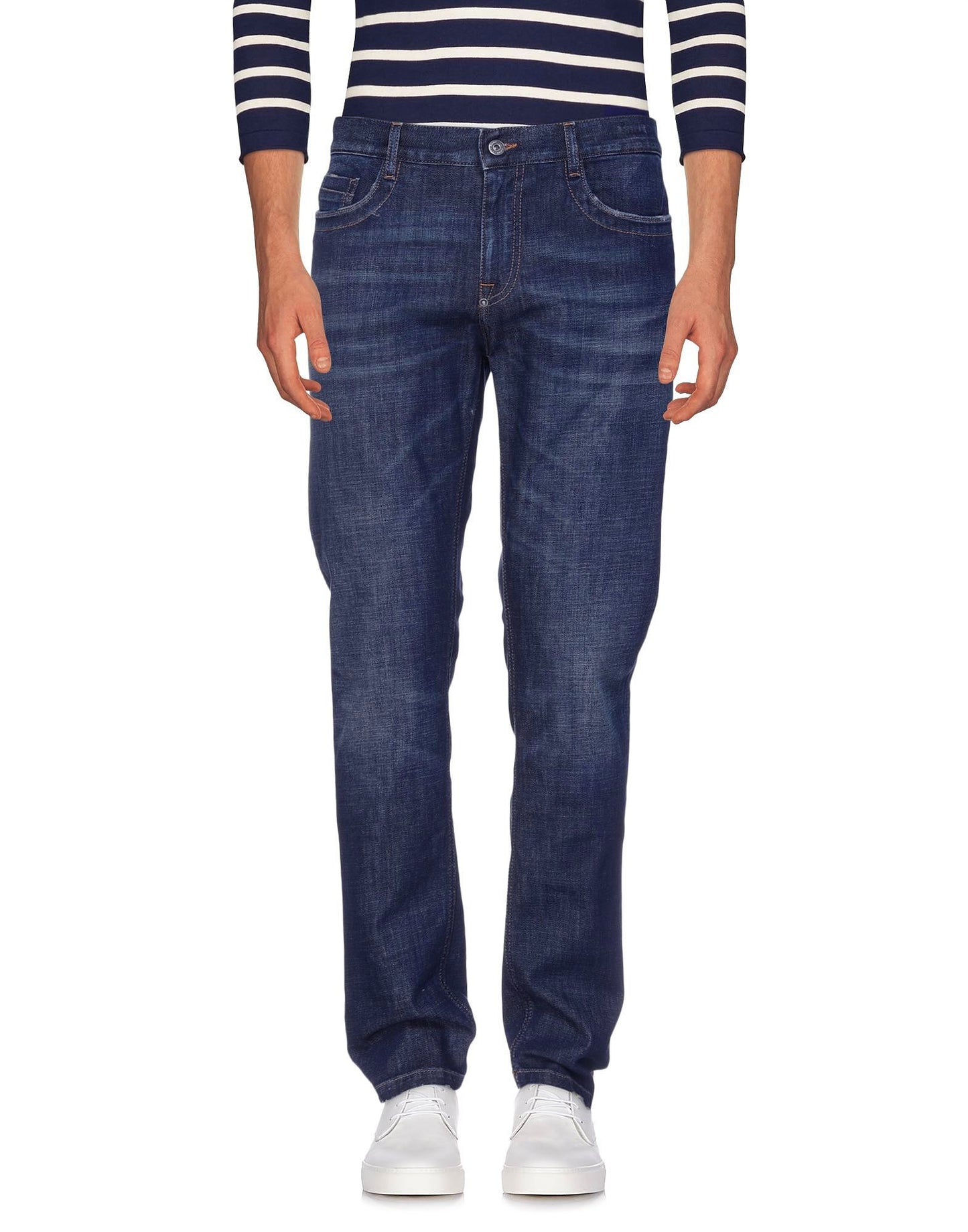 Bikkembergs Blue Cotton Jeans at Pant