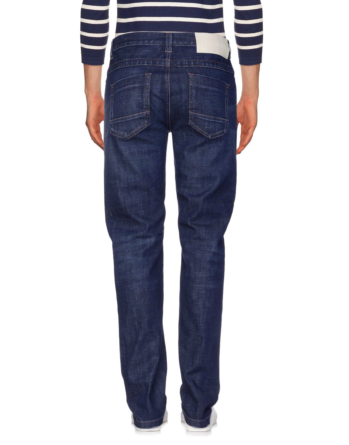 Bikkembergs Blue Cotton Jeans at Pant