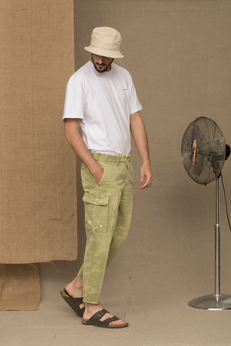 Don The Fuller Green Cotton Jeans at Pant