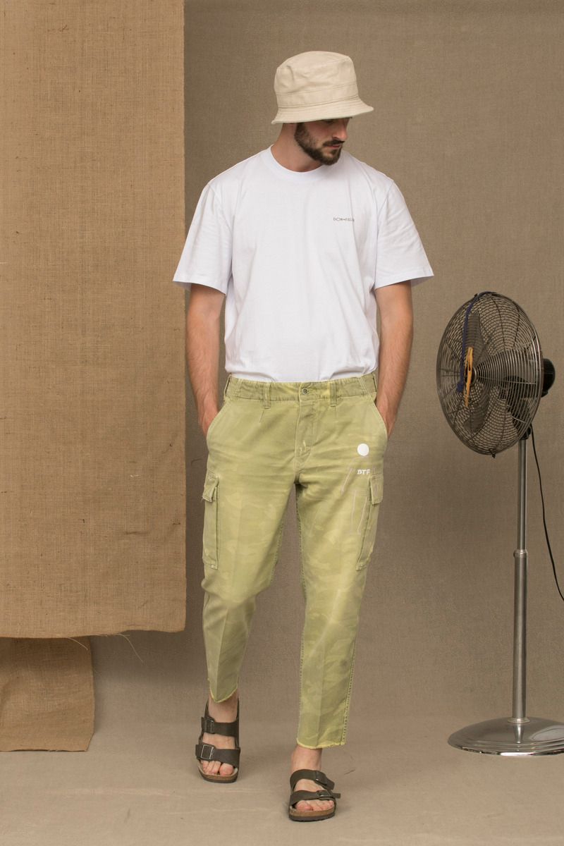 Don The Fuller Green Cotton Jeans at Pant