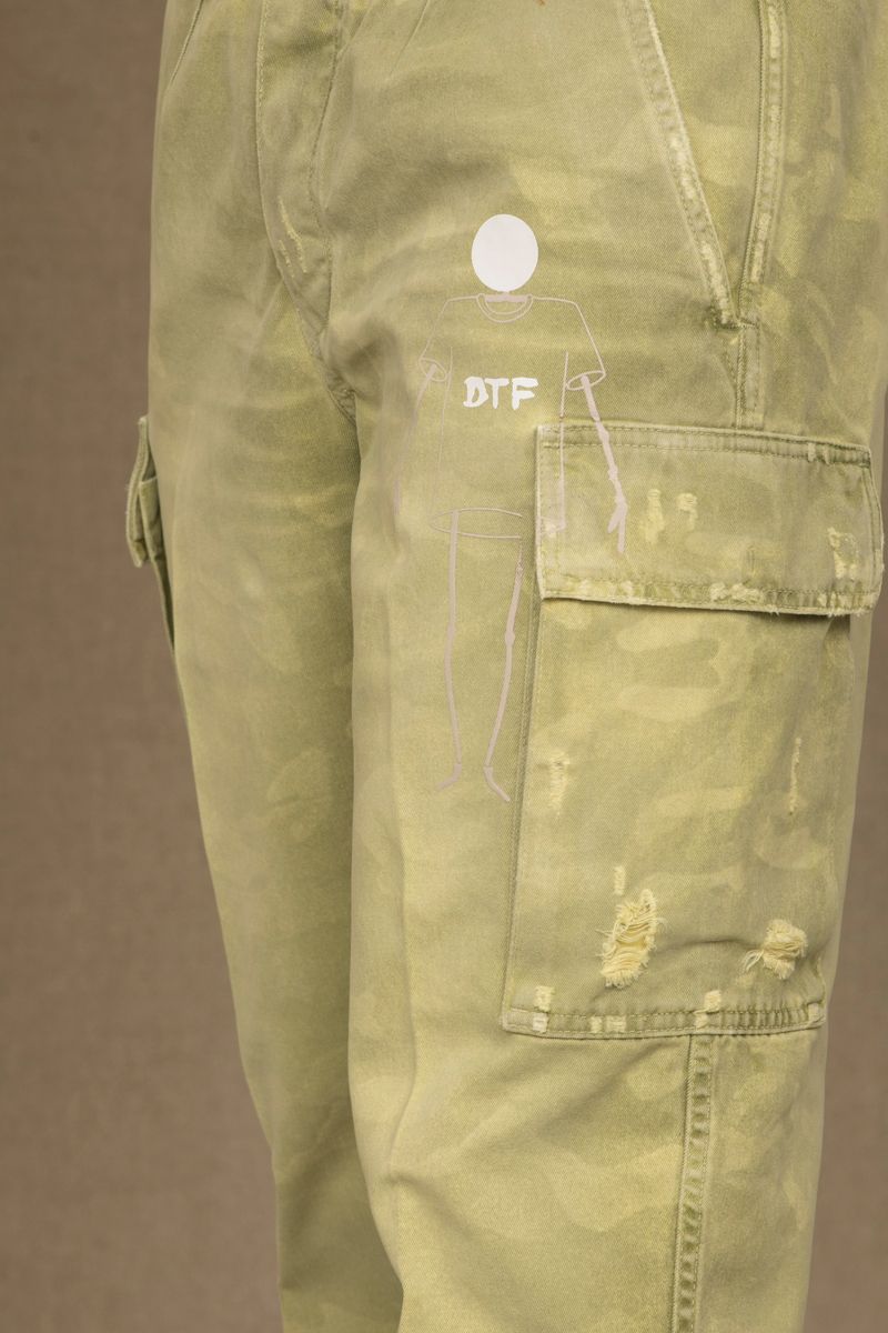 Don The Fuller Green Cotton Jeans at Pant