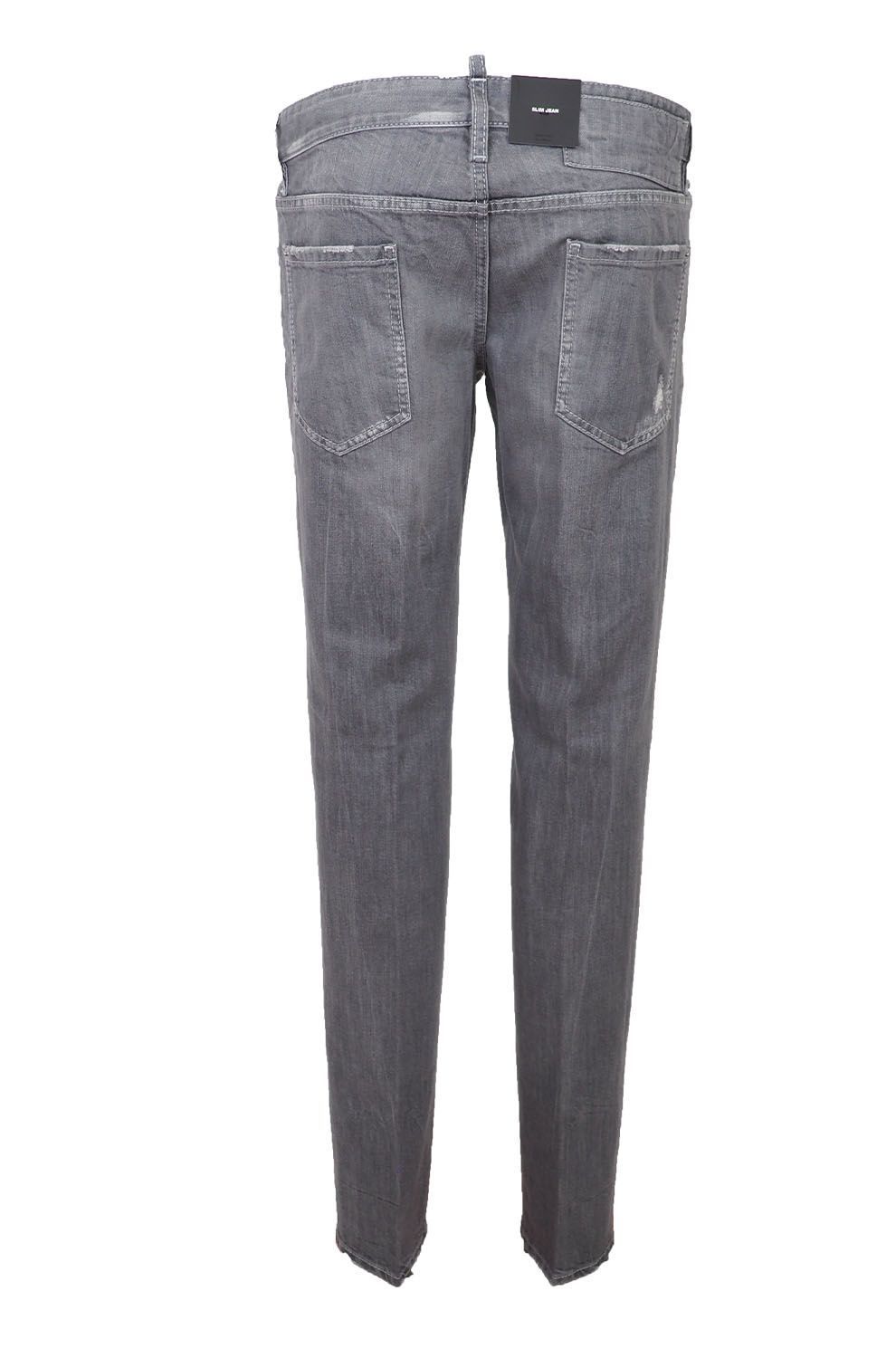 Dsquared² Gray Cotton Jeans at Pant