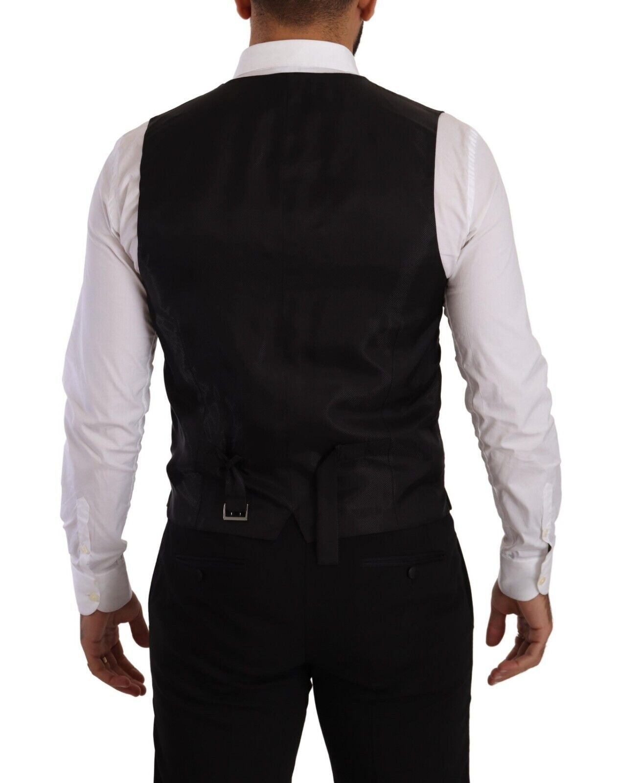 Dolce &amp; Gabbana Black Slim Fit 2 Piece SICILIA Blazer