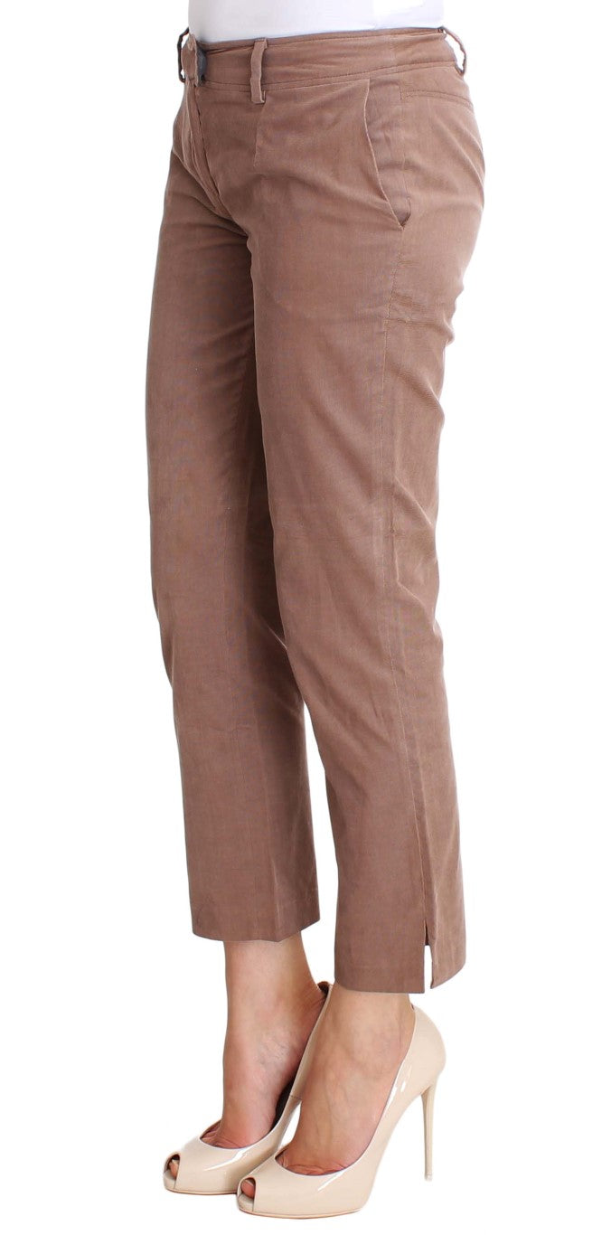 Costume Pambansang Brown Cropped Corduroys Pants