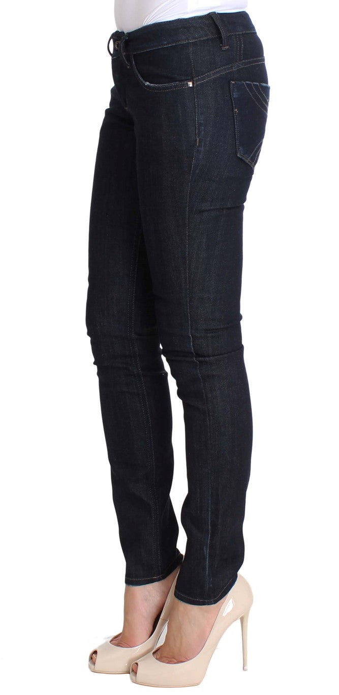 Blaue Slim-Fit-Jeans aus Baumwollstretch von Costume National