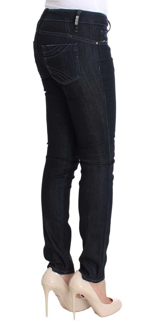 Blaue Slim-Fit-Jeans aus Baumwollstretch von Costume National