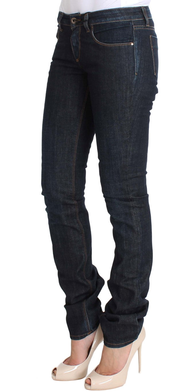 Blaue Slim-Fit-Jeans aus Baumwollstretch von Costume National