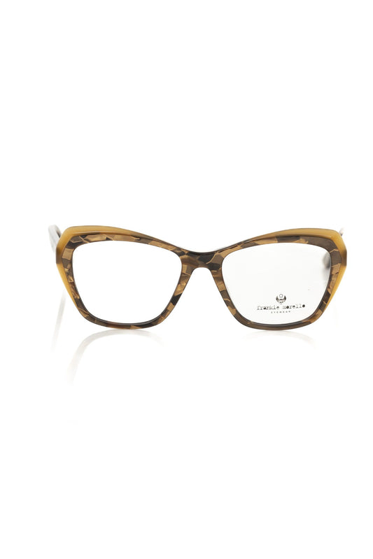 Frankie Morello Chic Havana Glitter Cat Eye Glasses