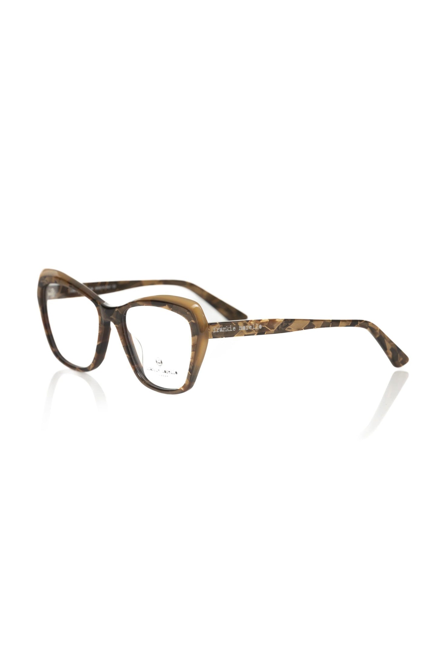 Frankie Morello Chic Havana Glitter Cat Eye Glasses